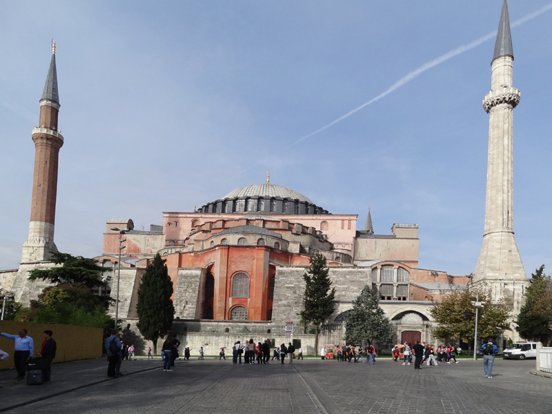 East side of the Hagia Sophia
